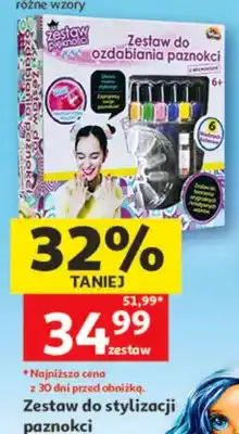 Auchan Zestaw do stylizacji paznokci oferta