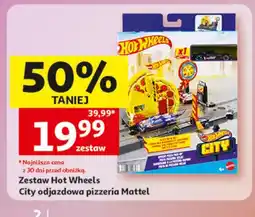 Auchan Zestaw Hot Wheels City odjazdowa pizzeria Mattel oferta
