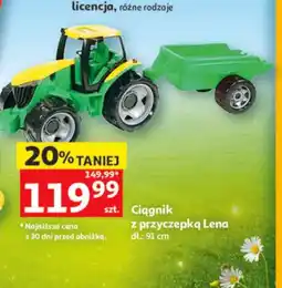 Auchan Ciągnik z przyczepką Lena dł. 91cm oferta