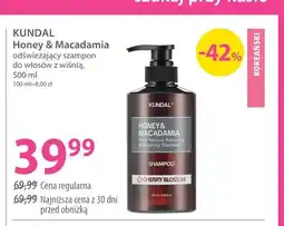 Hebe Odświeżający szampon do włosów z wiśnią Kundal Honey & Macadamia oferta