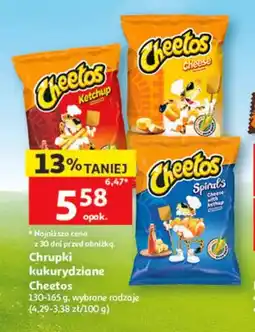 Auchan Chrupki kukurydziane Cheetos oferta