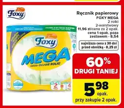 Carrefour Ręcznik papierowy Foxy MEGA 2-warstwowy oferta