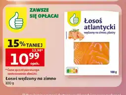 Auchan Łosoś atlantycki wędzony na zimno plastry oferta