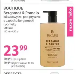 Hebe Luksusowy żel pod prysznic o zapachu bergamotki i pomelo BOUTIQUE Bergamot & Pomelo oferta