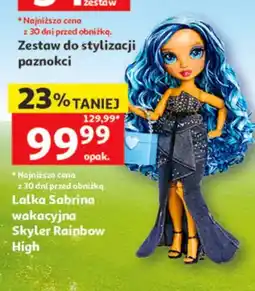 Auchan Lalka Sabrina wakacyjna Skyler Rainbow High oferta