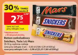 Auchan Baton czekoladowy Twix oferta