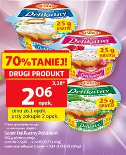 Auchan Serek Delikatny Président naturalny oferta