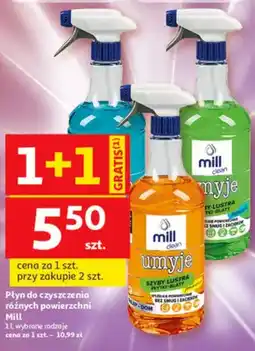 Auchan Płyn do czyszczenia różnych powierzchni Mill oferta
