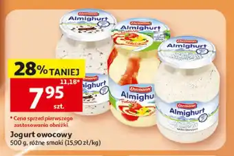 Auchan Jogurt owocowy Ehrmann Almighurt oferta