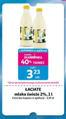 Auchan Mleko świeże 2% Łaciate oferta