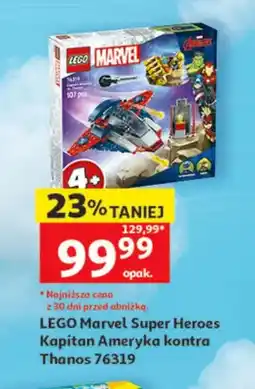 Auchan Klocki LEGO Marvel Super Heroes Kapitan Ameryka kontra Thanos 76319 oferta