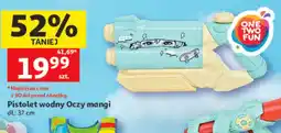 Auchan Pistolet wodny Oczy mangi ONE TWO FUN dł. 37cm oferta