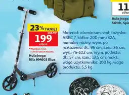 Auchan Hulajnoga Nils HM603 Blue oferta