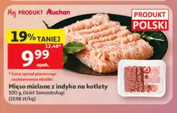 Auchan Mięso mielone z indyka na kotlety Auchan oferta