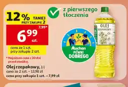 Auchan Olej rzepakowy Auchan Pewni Dobrego oferta