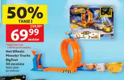 Auchan Zestaw Hot Wheels Monster Trucks Bigfoot 50 rocznica Pętla Skok po trofeum oferta