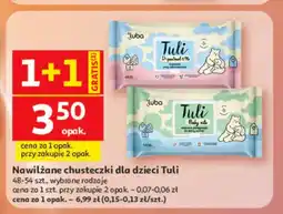 Auchan Nawilżane chusteczki dla dzieci Tuli oferta