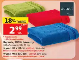 Auchan Ręcznik 100% bawełny 360g/m2 wym. 30x50cm oferta