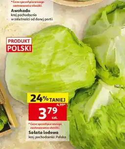 Auchan Sałata lodowa polska oferta