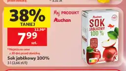 Auchan Sok jabłkowy 100% Auchan oferta