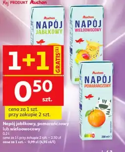 Auchan Napój pomarańczowy Auchan oferta