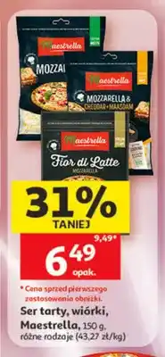 Auchan Ser tarty wiórki Mozzarella Maestrella oferta