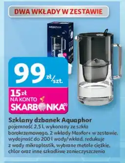 Auchan Szklany dzbanek Aquaphor oferta
