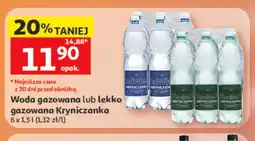 Auchan Woda gazowana Kryniczanka 6-pak oferta