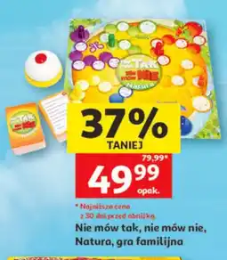 Auchan Nie mów tak, nie mów nie, Natura, gra familijna oferta
