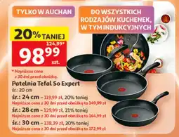 Auchan Patelnia Tefal So Expert śr. 20cm oferta