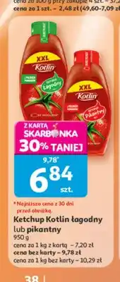 Auchan Ketchup Kotlin łagodny oferta