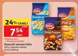 Auchan Orzeszki ziemne smażone i solone Felix oferta