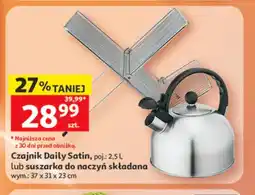 Auchan Suszarka do naczyń składana 37x31x23cm oferta