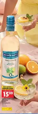 Biedronka Wino bezalkoholowe Monte Santi Frizzante Mojito Moscato 0% oferta