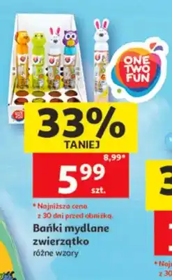 Auchan Bańki mydlane zwierzątko oferta