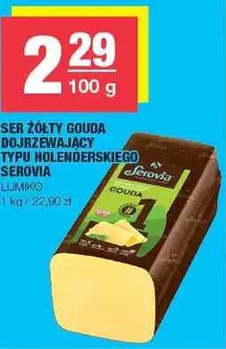 EuroSPAR Serovia Ser żółty Gouda dojrzewający typu holenderskiego oferta