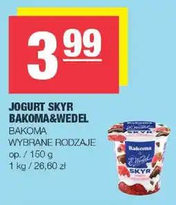 EuroSPAR Bakoma Jogurt Skyr Bakoma&Wedel oferta