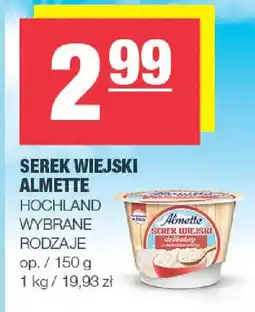 EuroSPAR Hochland Almette Serek wiejski oferta