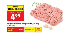 Biedronka Mięso mielone wieprzowe oferta