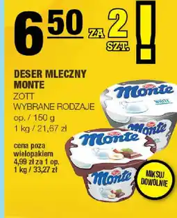 EuroSPAR Zott Deser mleczny Monte oferta