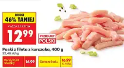 Biedronka Paski z fileta z kurczaka oferta