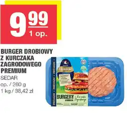 EuroSPAR Sedar Burger drobiowy z kurczaka zagrodowego premium oferta