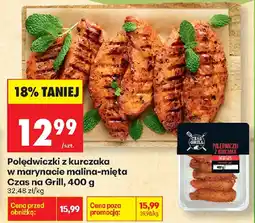 Biedronka Polędwiczki z kurczaka w marynacie malina-mięta Czas na Grill oferta