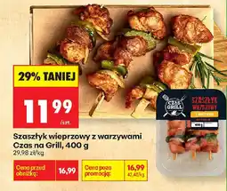 Biedronka Szaszłyk wieprzowy z warzywami Czas na Grill oferta
