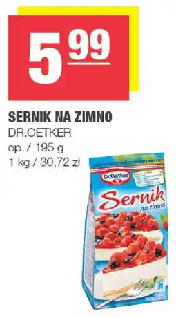 EuroSPAR Dr. Oetker Sernik na zimno oferta