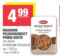EuroSPAR Melissa Primo Gusto Makaron pełnoziarnisty oferta