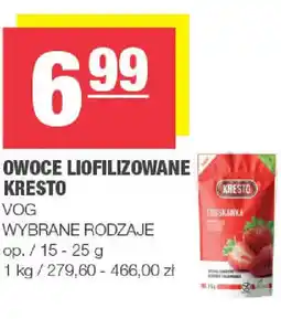 EuroSPAR Kresto Owoce liofilizowane oferta