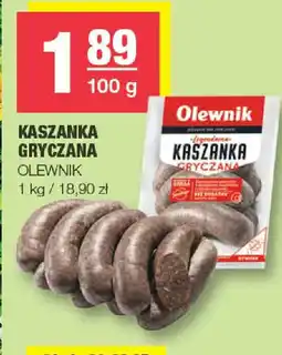 EuroSPAR Olewnik Kaszanka gryczana oferta