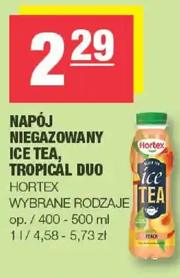 EuroSPAR Hortex Napój niegazowany Ice Tea, Tropical Duo oferta