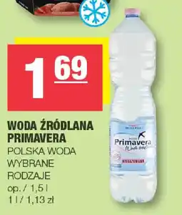 EuroSPAR Primavera Woda źródlana oferta